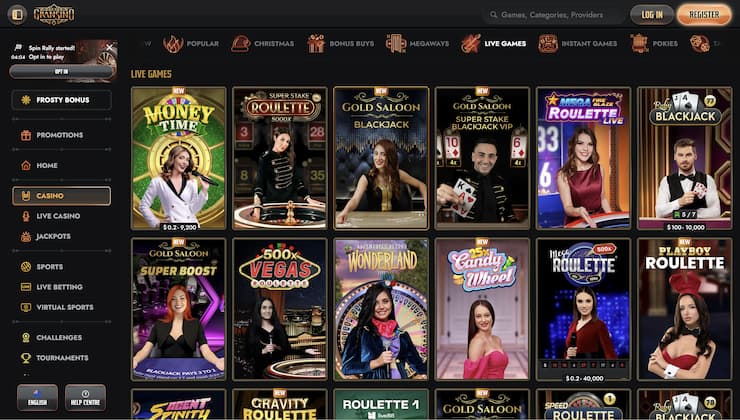 Live Casino Gransino